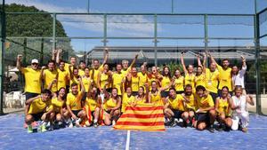 Foto conjunta de los equipos catalanes