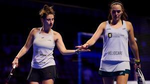 Carolina Orsi y Nuria Rodriguez, en su partido