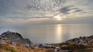 Una imagen de un tramo de la ruta por el Cap de Formentor