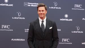 Tom Brady, estrella de la NFL, en los Laureus 2024