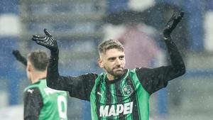 Domenico Berardi, durante un partido con el Sassuolo