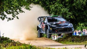 Kalle Rovanperä en el Rally de Letonia