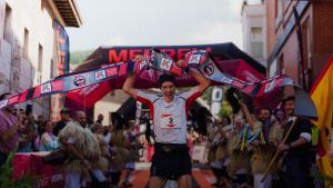 Alain Santamaria fue el ganador de la edición 2023 de la Gorbeia Suzien que forma parte del circuito de las Merrell Skyrunner World Series