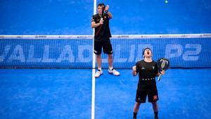 Juanlu Esbri y Lucas Bergamini celebran el pase a cuartos