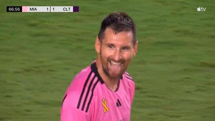 Messi sigue haciendo maravillas como esta en la MLS... ¡Y con nueva celebración!