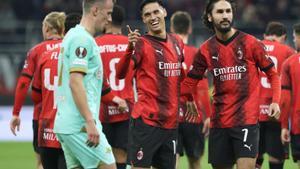Milan - Slavia Praga: El gol de Tijjani Reijnders