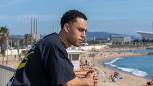 Sergiño Dest atendió a SPORT en Barcelona