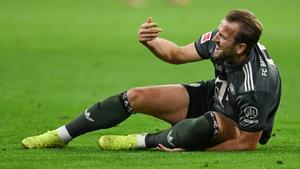 Kane, con molestias en el duelo ante el Leverkusen