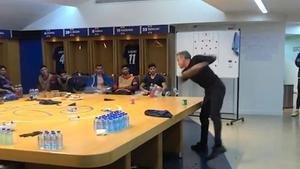 La bronca de Luis Enrique en el vestuario del PSG: Si tengo que quedar eliminado va a ser jugando al fútbol!