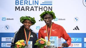 Assefa y Kipchoge ganaron en la edición de 2023