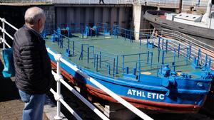 La Gabarra del Athletic espera surcar la Ría de Bilbao