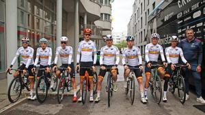 Los representantes de España en la prueba en ruta masculina de Zúrich