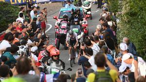 Tadej Pogacar, durante la pasada edición del Giro de Lombardía