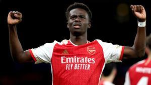 Arsenal - Bayern de Múnich : El gol de Bukayo Saka