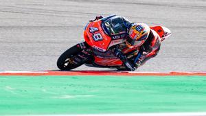 Ortolá, en una carrera de Moto 3