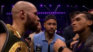Neymar, en el combate de Riyadh