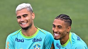 Entrenamiento de la selección de Brasil