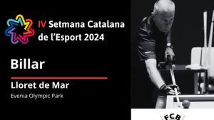 El billar serà un dels protagonistes