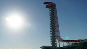La emblemática torre del Circuito de las Américas de Austin
